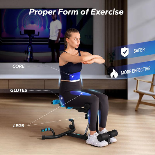 Deep Squat Machine – Home Gym Glutes & Abs Trainer
